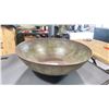 Image 1 : LARGE METAL DECORATIVE BOWL APPROX 22.5"