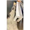 Image 2 : PAIR OF WHITE BENCHES APPROX 72X12X18"