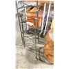 Image 2 : PAIR OF DESIGNER METAL PLANT STANDS 8 TIER AND 3 TIER