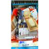 Image 2 : SHOPPING BASKET OF ASSORTED KITCHEN WARE; SERVING SPOONS, TARTLET PANS AND MORE
