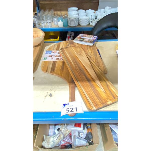 CANOE COLLECTION AND TEAK HAUS CUTTING BOARDS