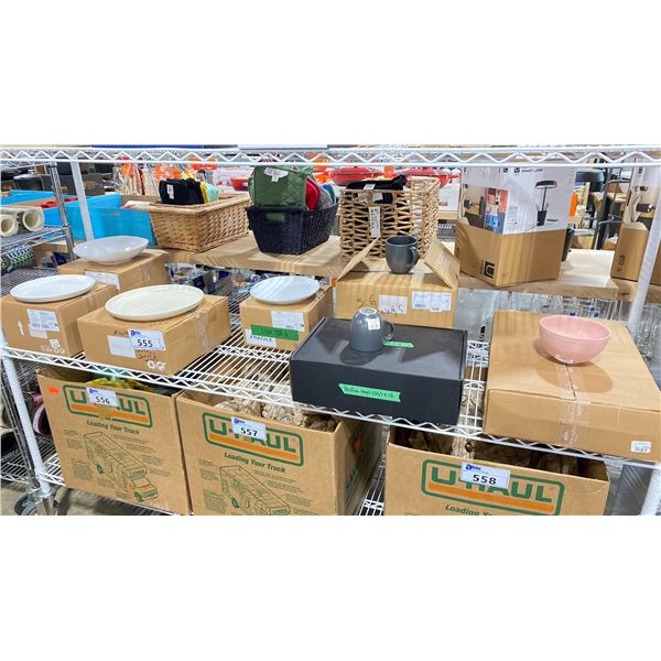 ASSORTED CASA NOVA AND CASA FINA DISHWARE