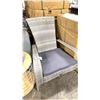Image 1 : PATIOFLARE GREY COMFORT MUSKOKA  OUTDOOR PATIO CHAIR WITH GREY CUSHION AND