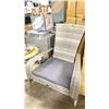 Image 2 : PATIOFLARE GREY COMFORT MUSKOKA  OUTDOOR PATIO CHAIR WITH GREY CUSHION AND