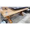Image 1 : RUSTIC LOOK DESIGNER DINING TABLE APPROX 84 X 39 X 29"