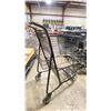 Image 4 : 4 - VERSACART DOUBLE BASKET BLACK METAL EXPRESS SHOPPING CARTS