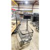 Image 5 : 4 - VERSACART DOUBLE BASKET BLACK METAL EXPRESS SHOPPING CARTS