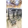 Image 2 : 4- VERSACART SINGLE BASKET BLACK METAL EXPRESS SHOPPING CARTS