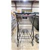 Image 4 : 4- VERSACART SINGLE BASKET BLACK METAL EXPRESS SHOPPING CARTS