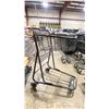 Image 5 : 4- VERSACART SINGLE BASKET BLACK METAL EXPRESS SHOPPING CARTS
