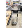 Image 6 : 4- VERSACART SINGLE BASKET BLACK METAL EXPRESS SHOPPING CARTS