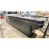 Image 2 : PAN-OSTON RETAIL CHECKOUT COUNTER WITH CONVEYOR APPROX 112"L X 30.5"D X 37.5"H