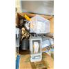Image 2 : BOX OF ASSORTED SECURITY TAGS, SENSORMATIC DEACTIVATOR, PRICE TAG GUNS, LABEL PRINTER,