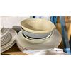 Image 3 : 4 STACKS OF ASSORTED NIKKO, COSTA NOVA, & FORTESSA PLATES / PASTA BOWLS