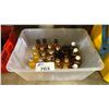 Image 1 : BIN OF ASSORTED CRAFT VINEGARS & SAUCES