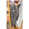Image 4 : WOODEN FOLDING CLOTHING RACK WITH PORTO CUDDLE DOWN HOUSECOAT & 4 BLACK/ WHITE APRONS