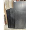 Image 2 : 5PCS BLACK CORRUGATED PLASTIC