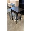 Image 2 : GREY METAL CHAIR AND SIDE TABLE