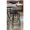 Image 2 : 2 INDUSTRIAL MODERN BARSTOOLS