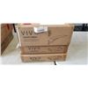 Image 1 : VIVO SINGLE MONITOR WALL MOUNT AND KEYBOARD TRAY WALL MOUNT, AND 2 VIVO UNDER DESK DRAWERS WITH PULL