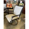 Image 2 : 7 PC PATIO SET WITH SMOKED GLASS TABLE AND 6 CHAIRS