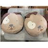 Image 2 : DOG THEMED THROW PILLOWS AND OTTOMAN COVERS
