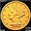 Image 1 : 1869-S $2.50 Gold Quarter Eagle CHOICE AU