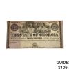 Image 1 : 1863 State of Georgia 25C Confederate Treasury Note