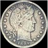 Image 1 : 1894-S Silver Barber Quarter LIGHTLY CIRCULATED