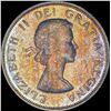 Image 1 : 1954 Canada Silver Dollar Nice Toning CH BU