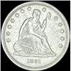 Image 1 : 1861 Seated Liberty Quarter CLOSELY UNCIRCULATED