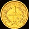 Image 2 : 1852 Liberty Head Gold Dollar CLOSELY UNCIRCULATED