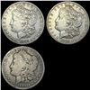 Image 1 : [3 Cons]1883-1904 Morgan Silver Dollar LIGHTLY CIRCULATED