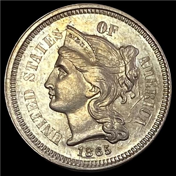 1865 Nickel Three-Cent Piece UNCIRCULATED