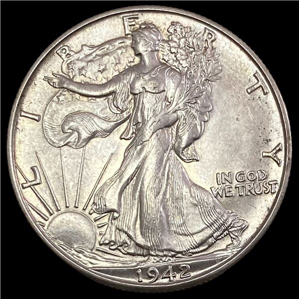 1942-D Walking Liberty Half Dollar CHOICE BU