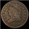 Image 1 : 1809 Classic Head Half Cent NICELY CIRCULATED