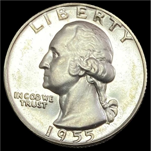 1955 Silver Washington Quarter CHOICE PROOF