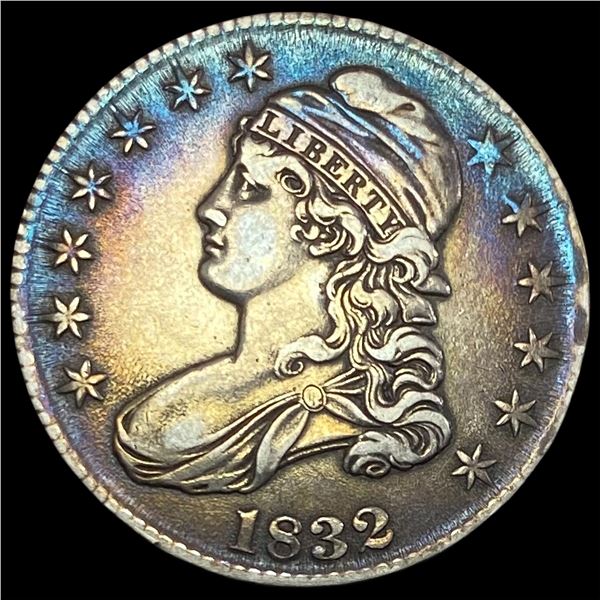 1832 Capped Bust Half Dollar NEARLY UNCIRCULATED