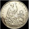 Image 1 : 1934 Peru Silver Un Sol CLOSELY UNCIRCULATED