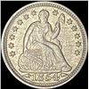Image 1 : 1854 Arrows Seated Liberty Half Dime CLOSELY UNCIRCULATED