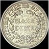 Image 2 : 1854 Arrows Seated Liberty Half Dime CLOSELY UNCIRCULATED