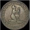 Image 1 : 1838 Anti-Slavery Hard Times Token NEARLY UNCIRCULATED