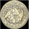 Image 2 : 1853 Arrows/Rays Seated Liberty Quarter NICELY CIRCULATED