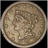 Image 1 : 1850 Braided Hair Half Cent NEARLY UNCIRCULATED
