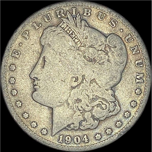1904-S Silver Morgan Dollar NICELY CIRCULATED