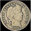 Image 1 : 1892-S Silver Barber Dime NICELY CIRCULATED
