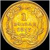 Image 2 : 1857 Gold $1 Indian Princess Type 3 CHOICE AU