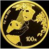 2023 .2572oz Gold 100 Yuan China Panda GEM PROOF