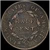 Image 2 : 1828 Classic Head Half Cent LIGHTLY CIRCULATED