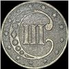 Image 2 : 1851 Silver Three-Cent Piece LIGHTLY CIRCULATED